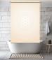 Preview: Extartiqe Duschrollo -Blume des Lebens beige